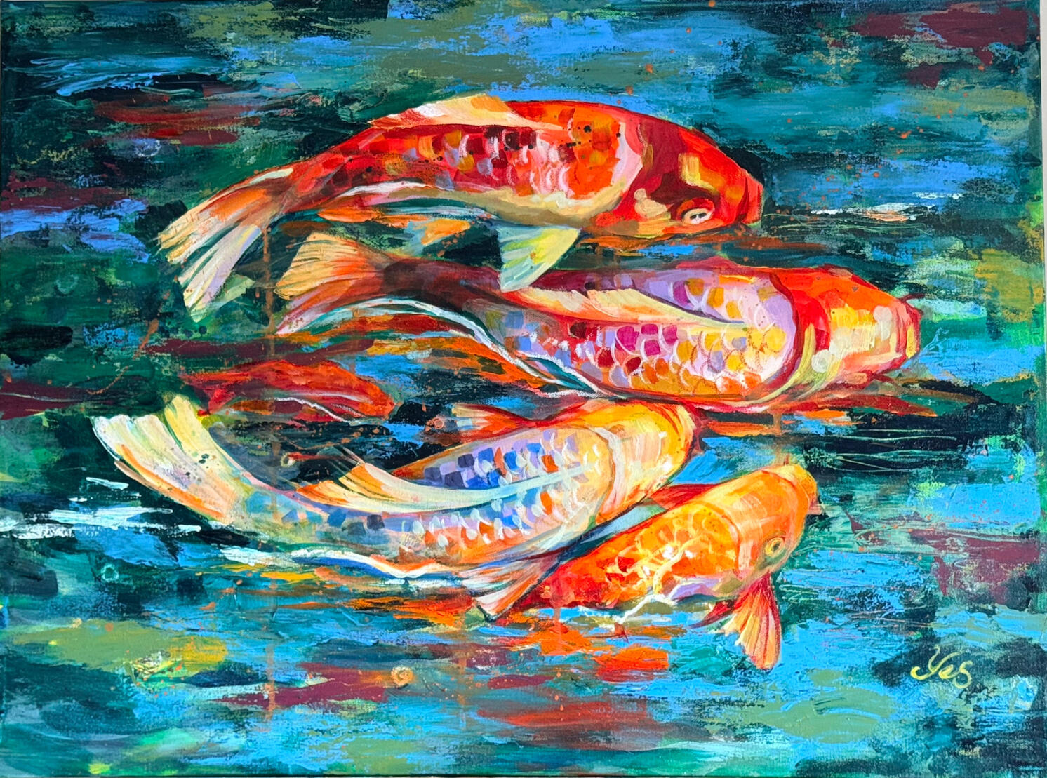Acrylique sur toile 80/60