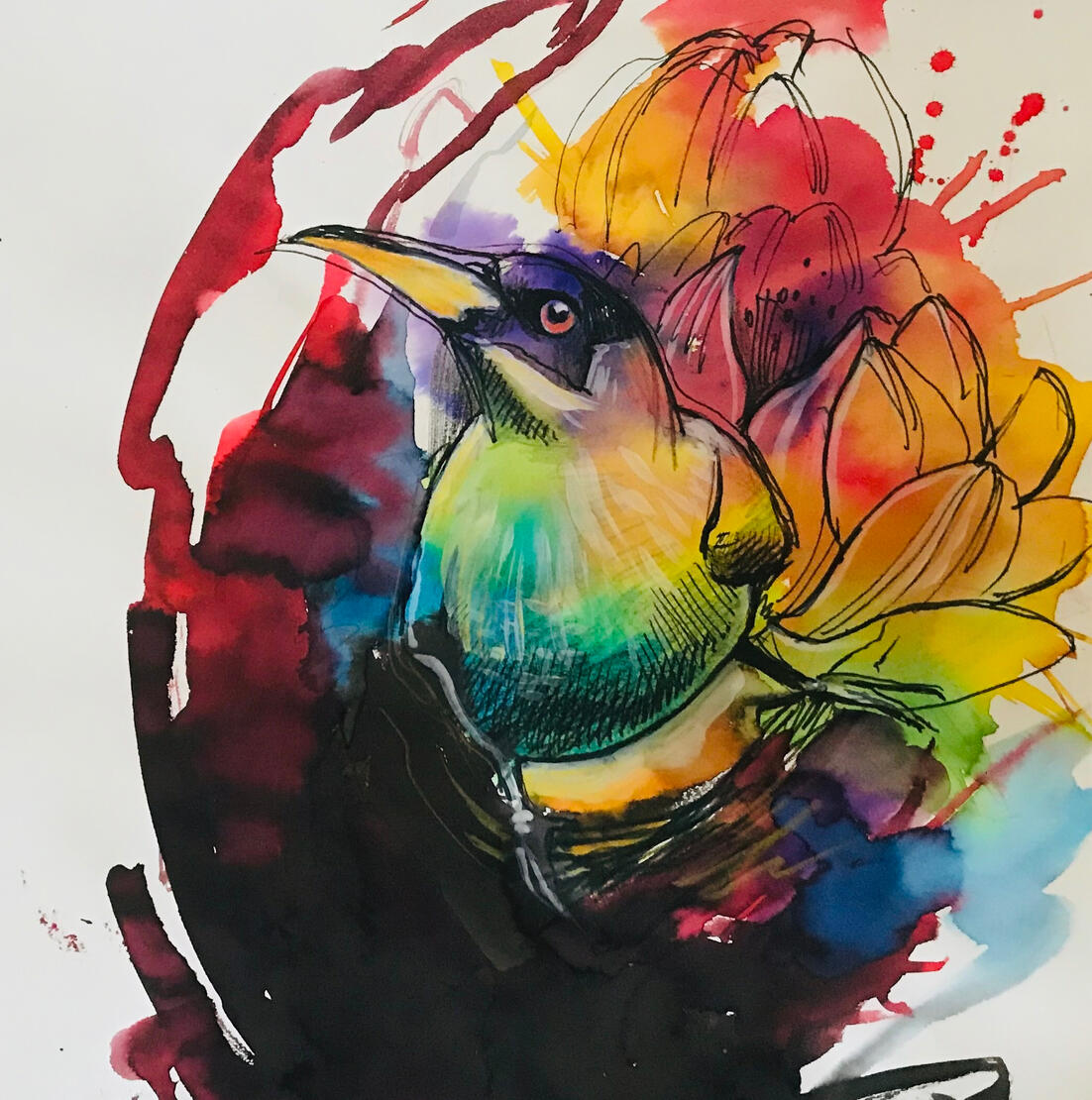 Aquarelle sur papier 40/40
